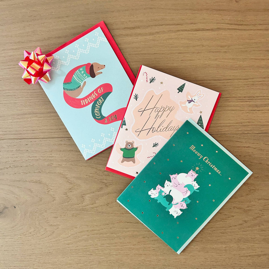 Girl of All Work - Cozy Dachshund Greeting Card