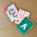 Girl of All Work - Meowy Christmas Greeting Card
