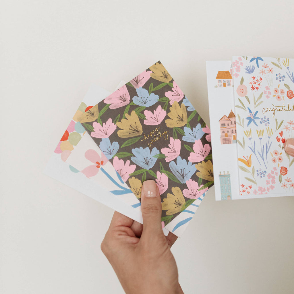 Ramona & Ruth - Birthday Moody Floral Card