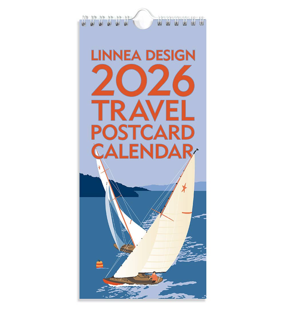 Linnea Design - 2026 Travel Postcard Calendar