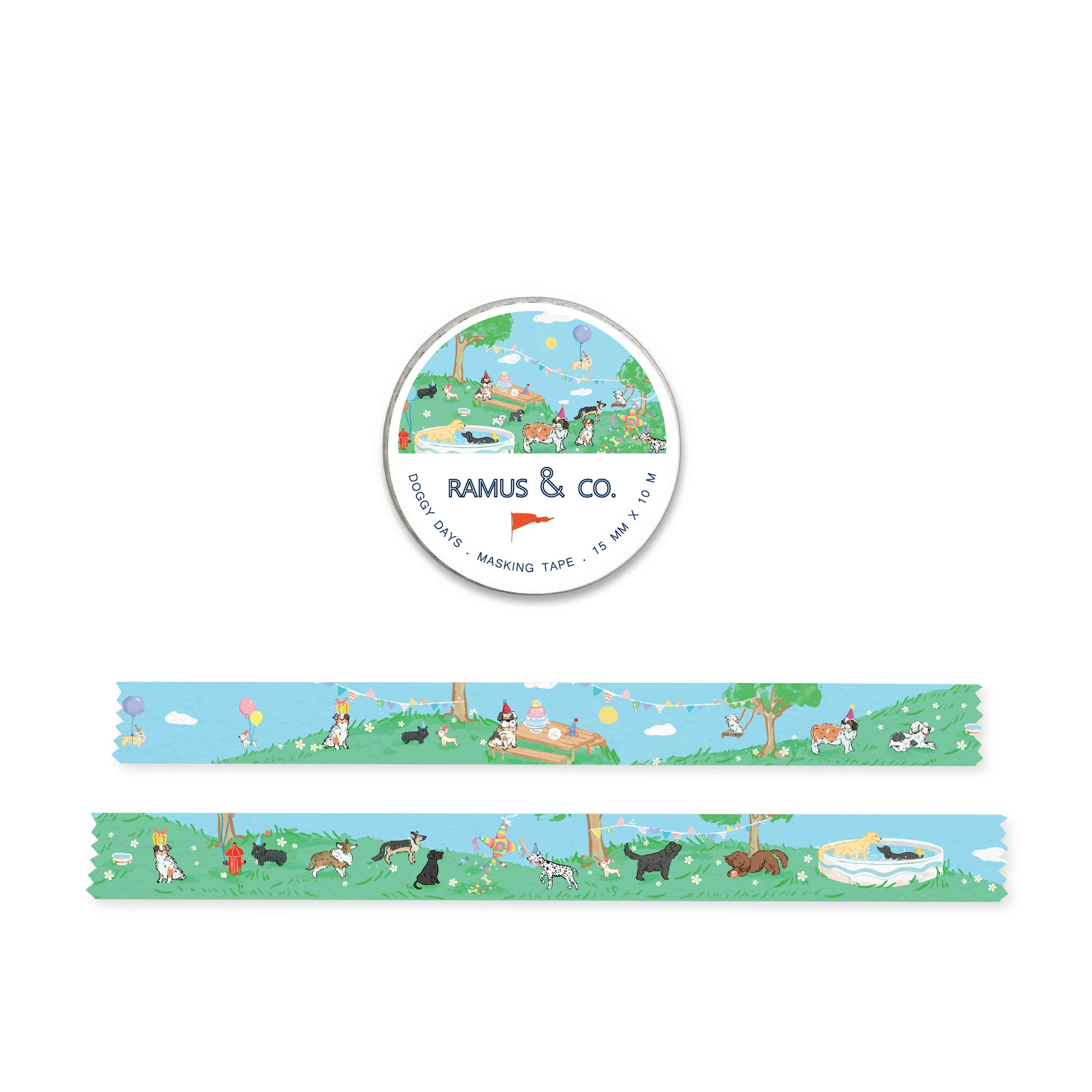 Ramus & Co. - Doggy Days Masking Tape