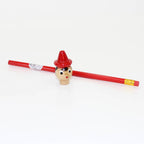 San Lorenzo Design - Pinocchio Wooden Pencil, Red, Handmade, Vintage