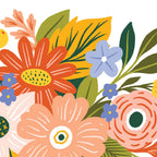 Molly Marie Pea - Floral Bouquet Thank You Card