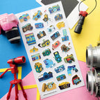 STICKII - Retro Cameras Sticker Sheet