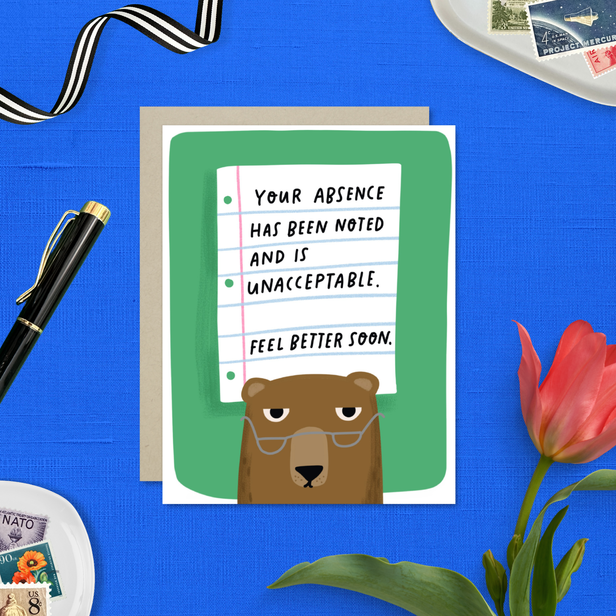 Barone and Co. - Absence Noted Get Well Card