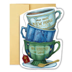 Good Juju Ink - New Home Teacup Stack Diecut Card