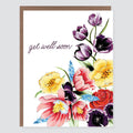 Morgan Swank Studio - Floral Get Well Soon Card