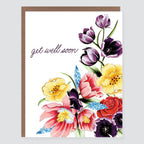 Morgan Swank Studio - Floral Get Well Soon Card