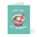 CheerNotes - Pho-Nomenal | Pun Thank You Card
