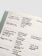 Cloth & Paper - Perfect Bound Notebook | A5: Lined | Ash