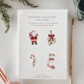 emily lex studio - Classic christmas paintable notecard