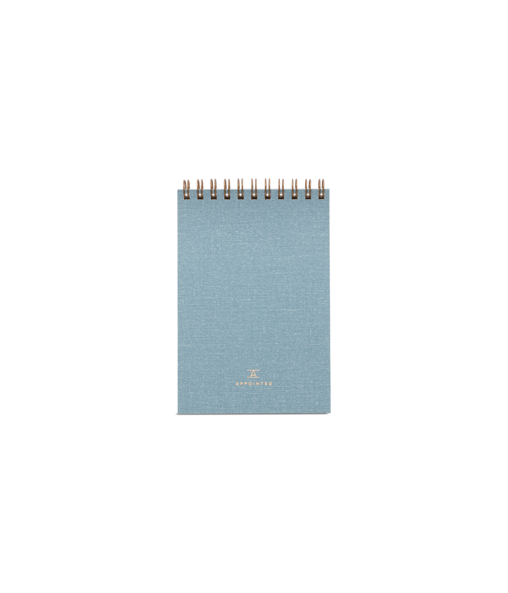 Appointed - Pocket Notepad: Chambray Blue