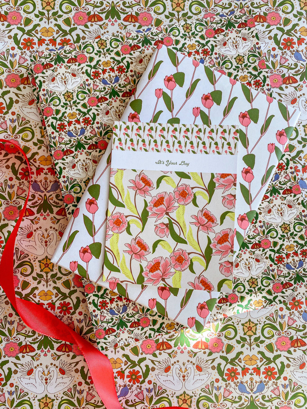 re:mused studio - Cambrifornia Gift Wrap Sheet – Double Sided
