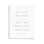 Smitten on Paper - Wild Ride Anniversary Greeting Card