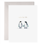 E. Frances Paper - Mate For Life | Wedding, Anniversary Penguin Greeting Card