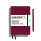 LEUCHTTURM1917 - Notebooks - Medium (A5): Port red / Hardcover / Ruled