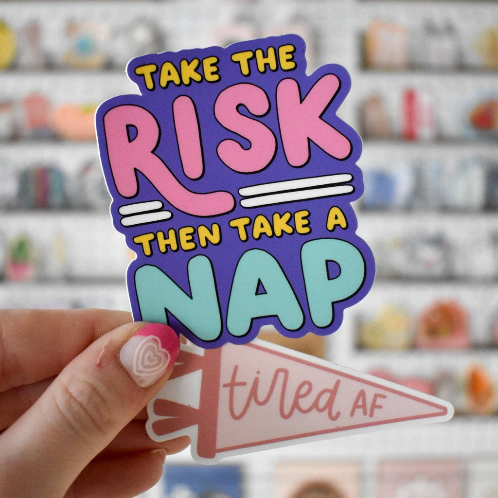 Kyn You Believe It - Tired AF Vinyl Sticker