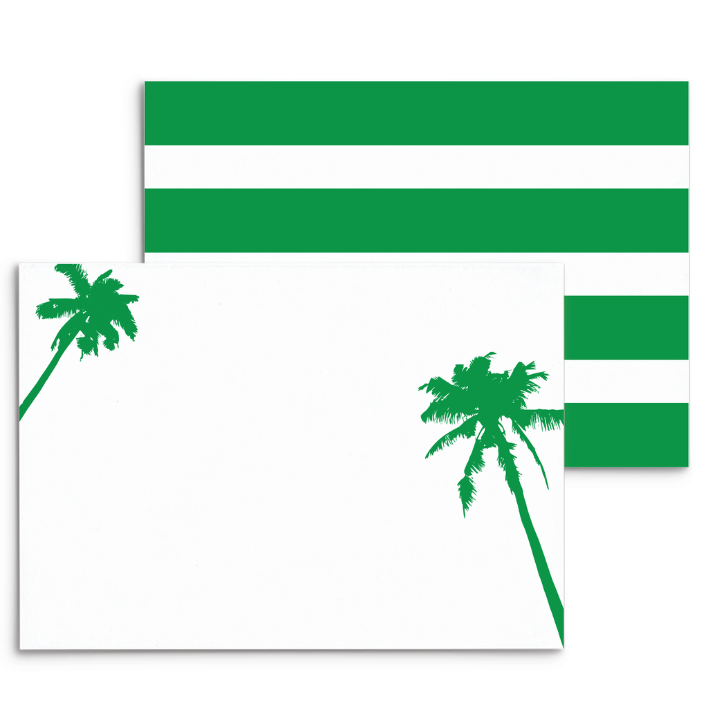UncommonWares - Palms Panel Note Cards: Aqua