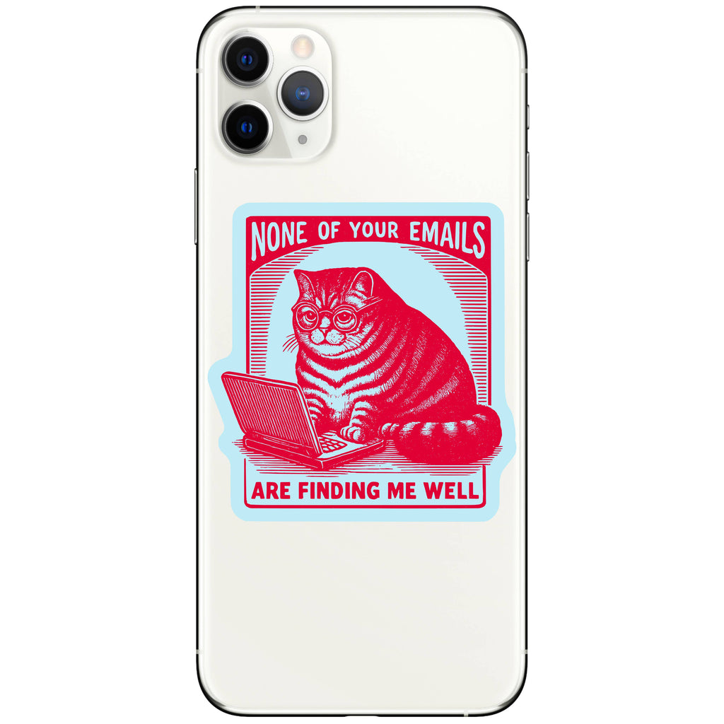 Juju and Moxie - Work Kitty Cat Sarcastic Cute Vinyl Sticker