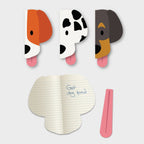SK- Dog Shaped Notebooks - With ears for animal lovers