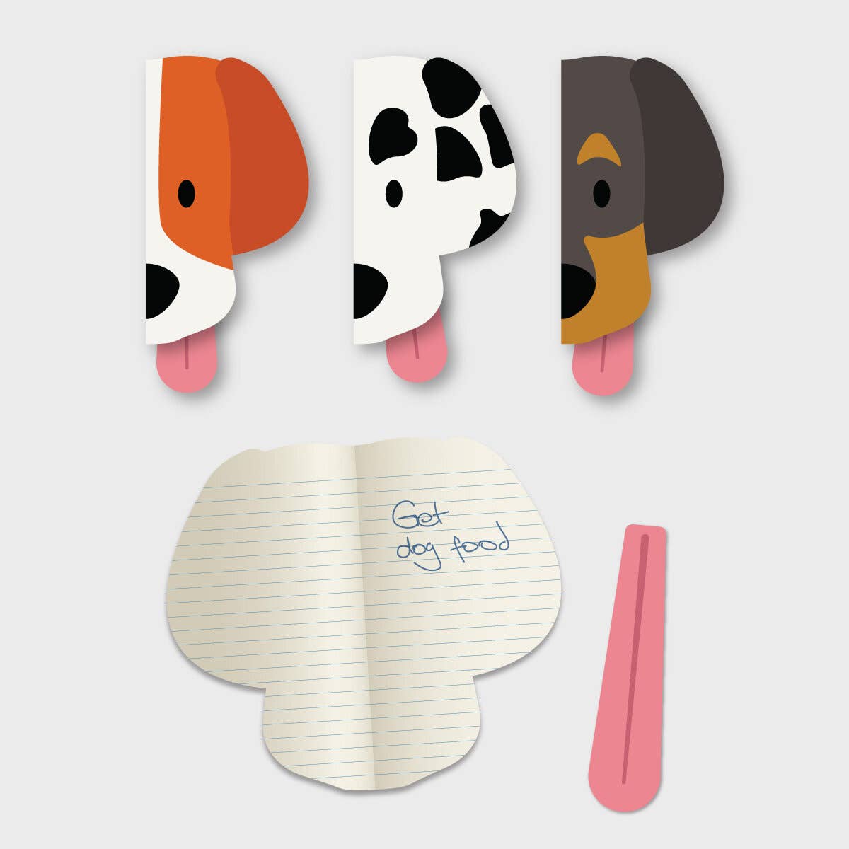 SK- Dog Shaped Notebooks - With ears for animal lovers