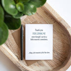 Modern Wit - Thank You For Loving Me, Anniversary Card
