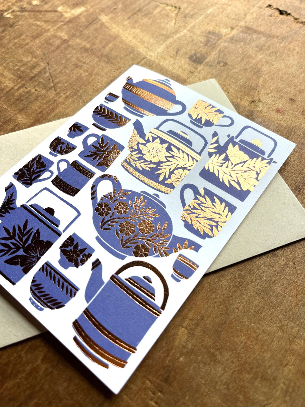 Katharine Watson - Tea Set Greeting Card