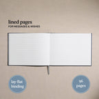 Kunitsa Co - Funeral Guest Book for Memorial Service, in Loving Memory: Navy