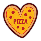 Kyn You Believe It - Pizza Heart Vinyl Sticker