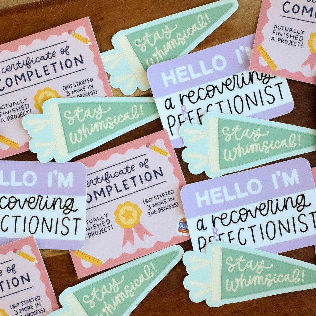 Kyn You Believe It - Stay Whimsical Pennant Vinyl Sticker
