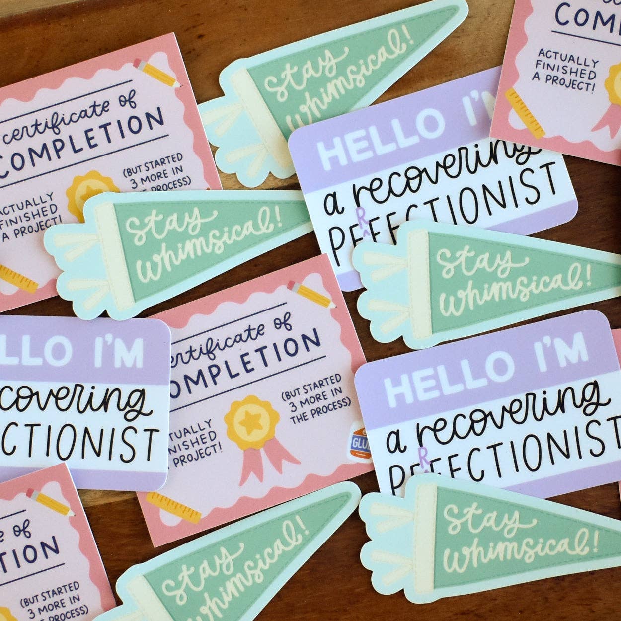 Kyn You Believe It - Stay Whimsical Pennant Vinyl Sticker