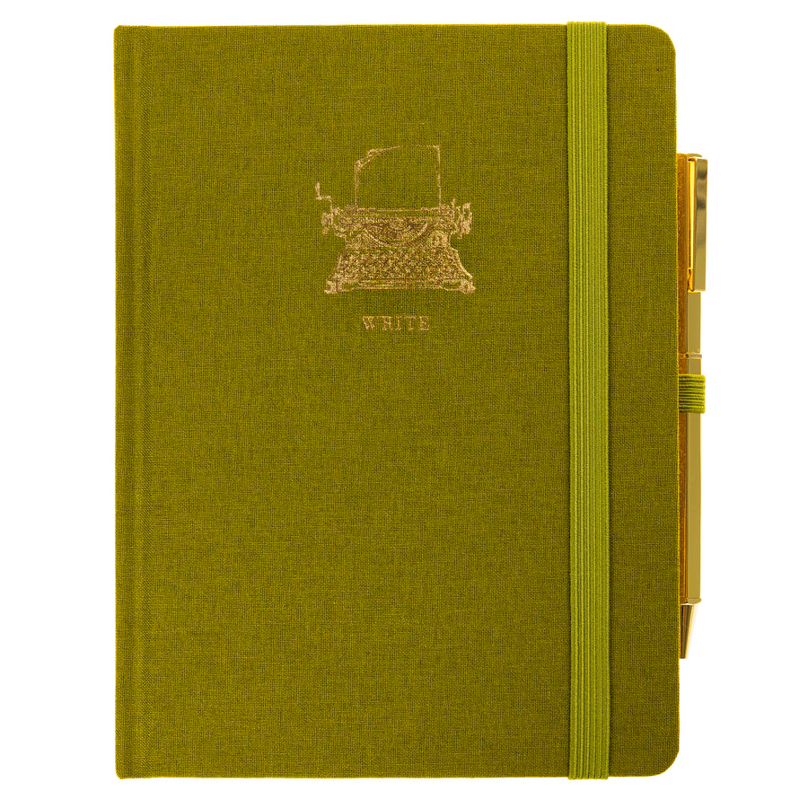 Graphique,  La Petite Presse Typewriter Fabric-Bound Journal with Pen