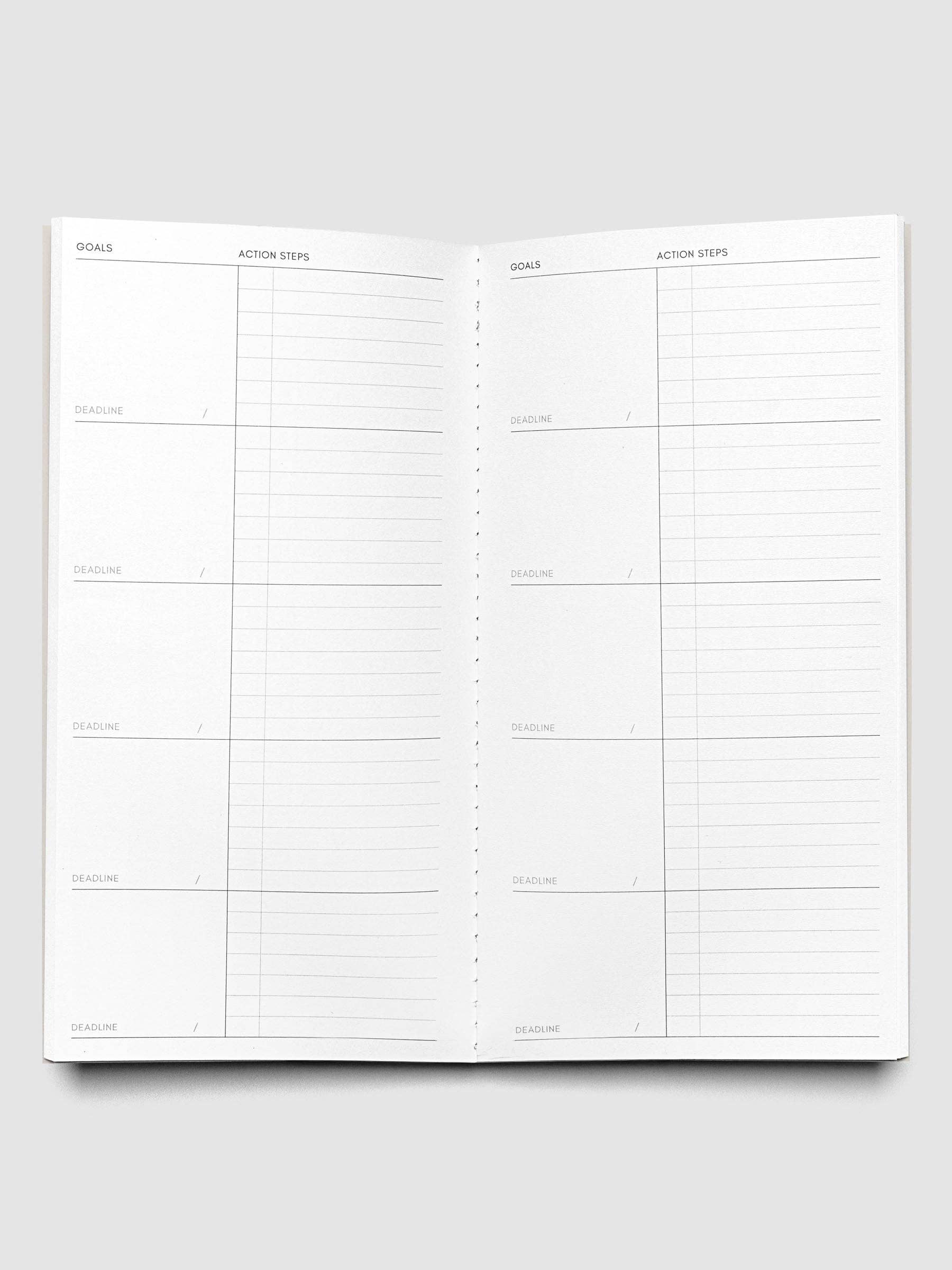 Cloth & Paper - Travel Notebook | A5 Slim: Routine Builder | Beignet