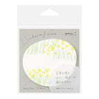 Midori Sticky Notes Transparency, Flower Garden Yellow