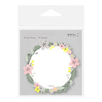 Midori Die-Cut Sticky Notes - Wreath