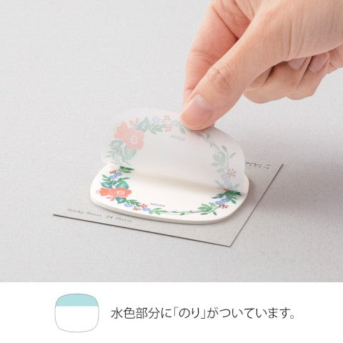 Midori Sticky Notes Transparency, Wreath