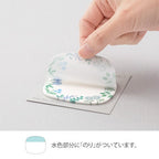 Midori Sticky Notes Transparency, Wild Flowers