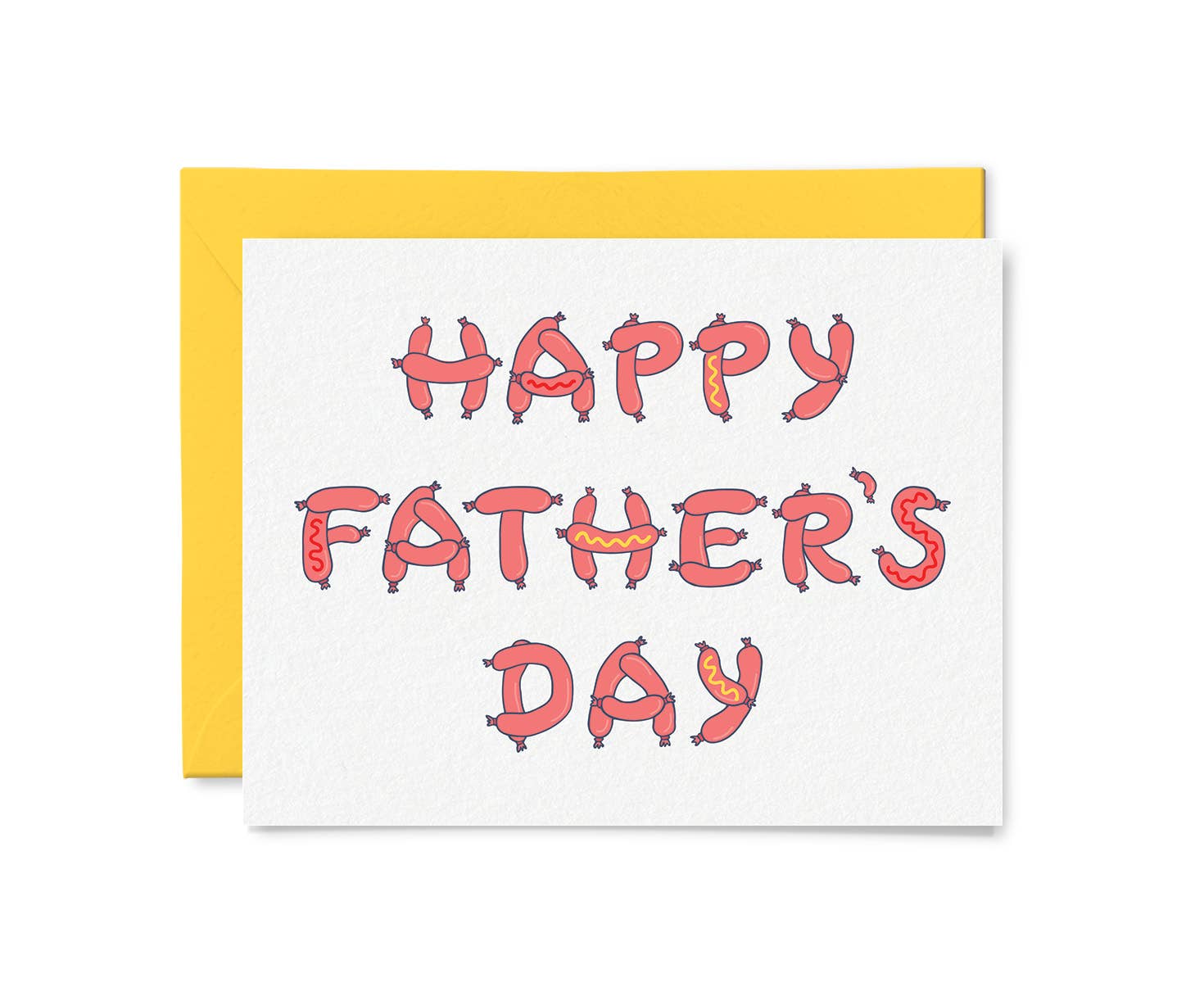 Tiny Hooray - Father's Day Hot Dog Card