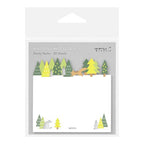 Midori Die-Cut Sticky Notes - Forest