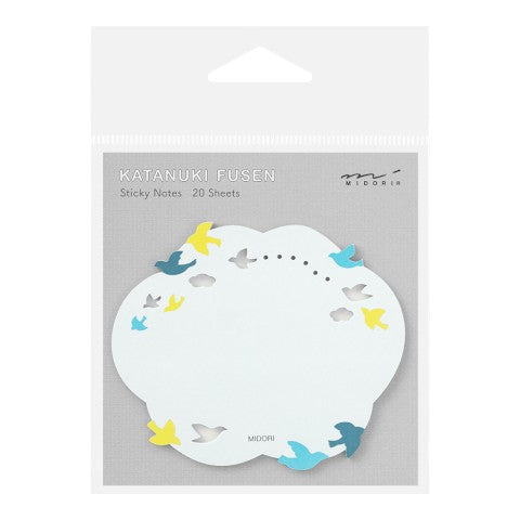 Midori Die-Cut Sticky Notes - Bird