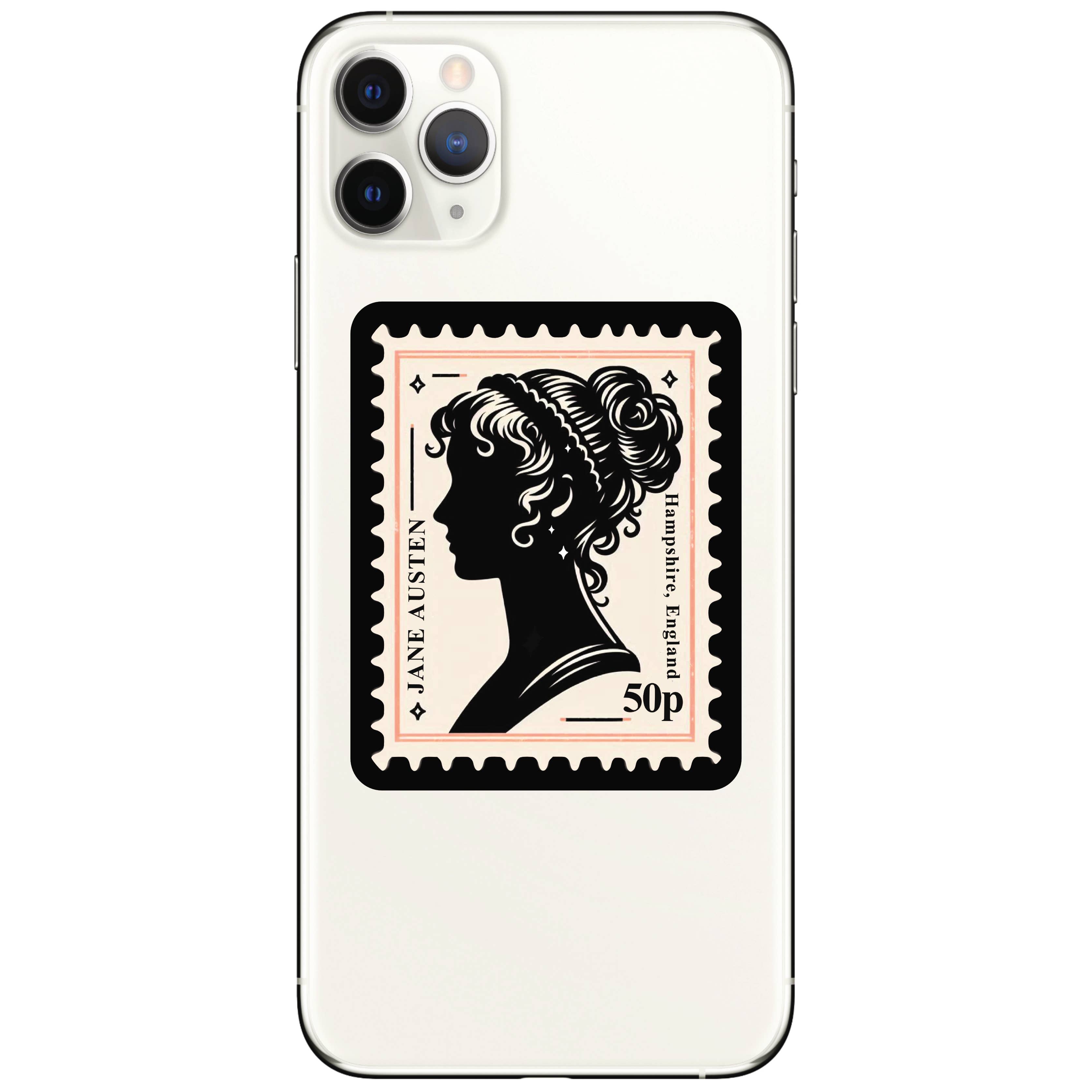 Juju and Moxie - Jane Austen Feminist Book Read Vinyl Sticker