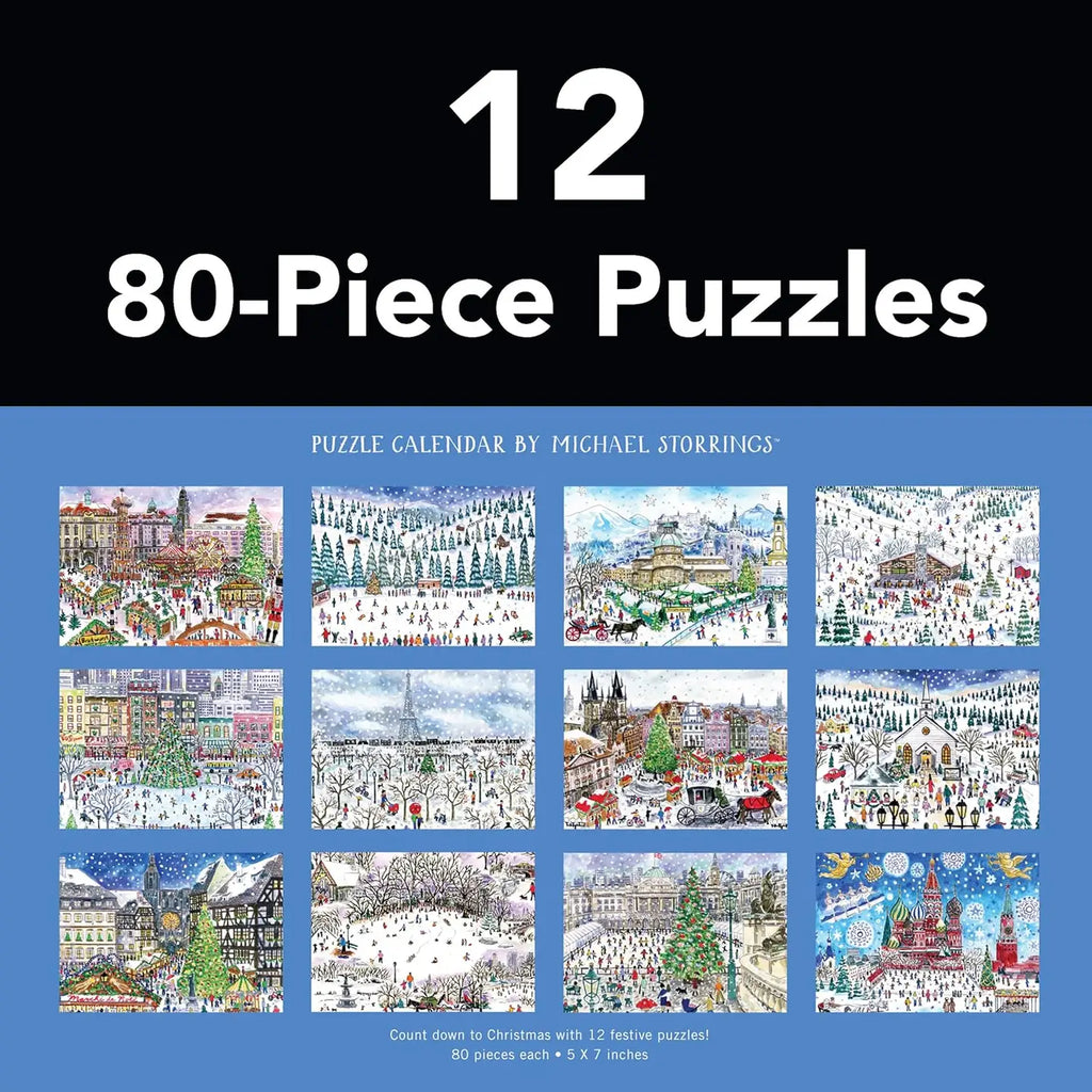 Chronicle, Puzzle Calendar Storrings 12 Days of Christmas
