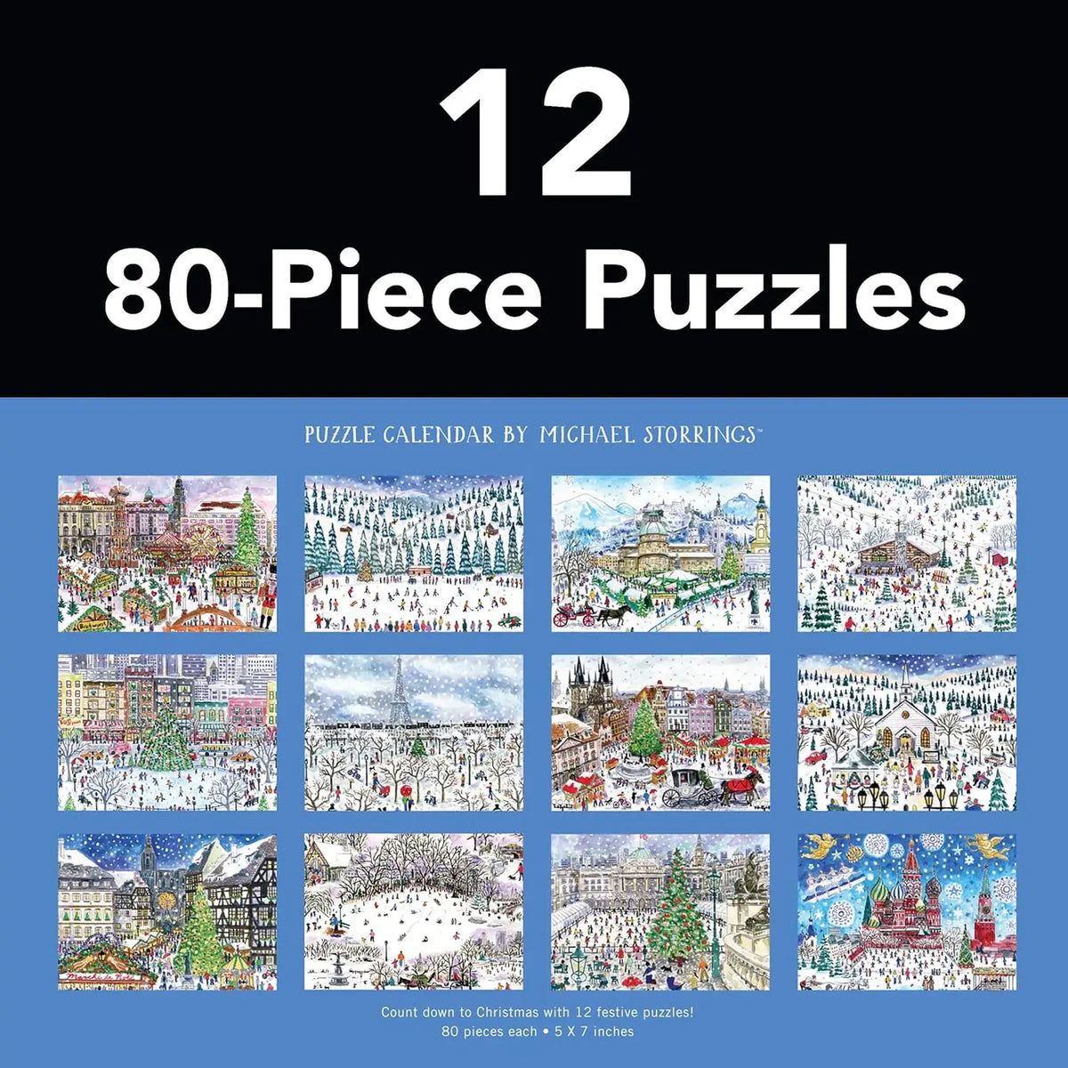 Chronicle, Puzzle Calendar Storrings 12 Days of Christmas