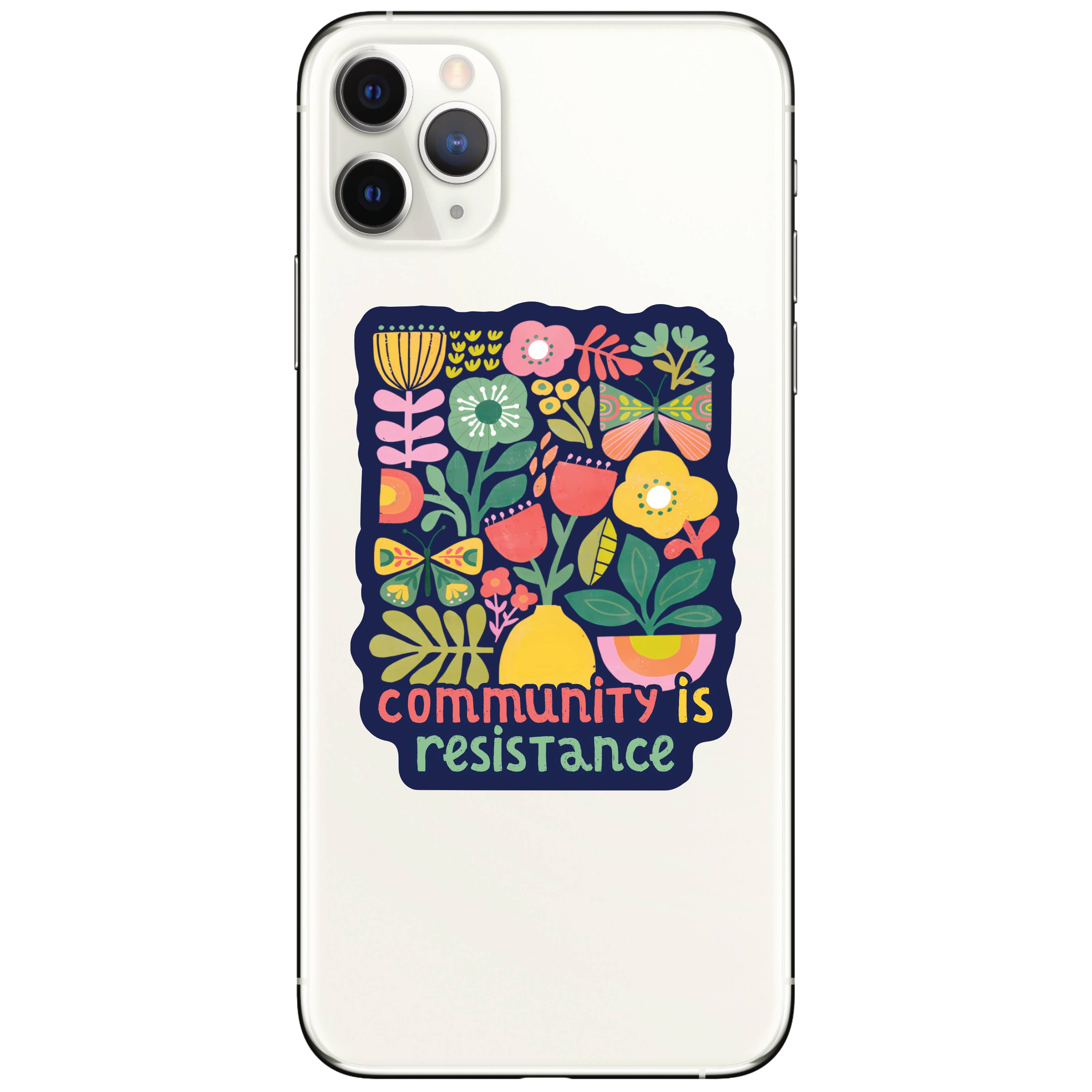 Juju and Moxie - Community Strength Hope Together Sticker