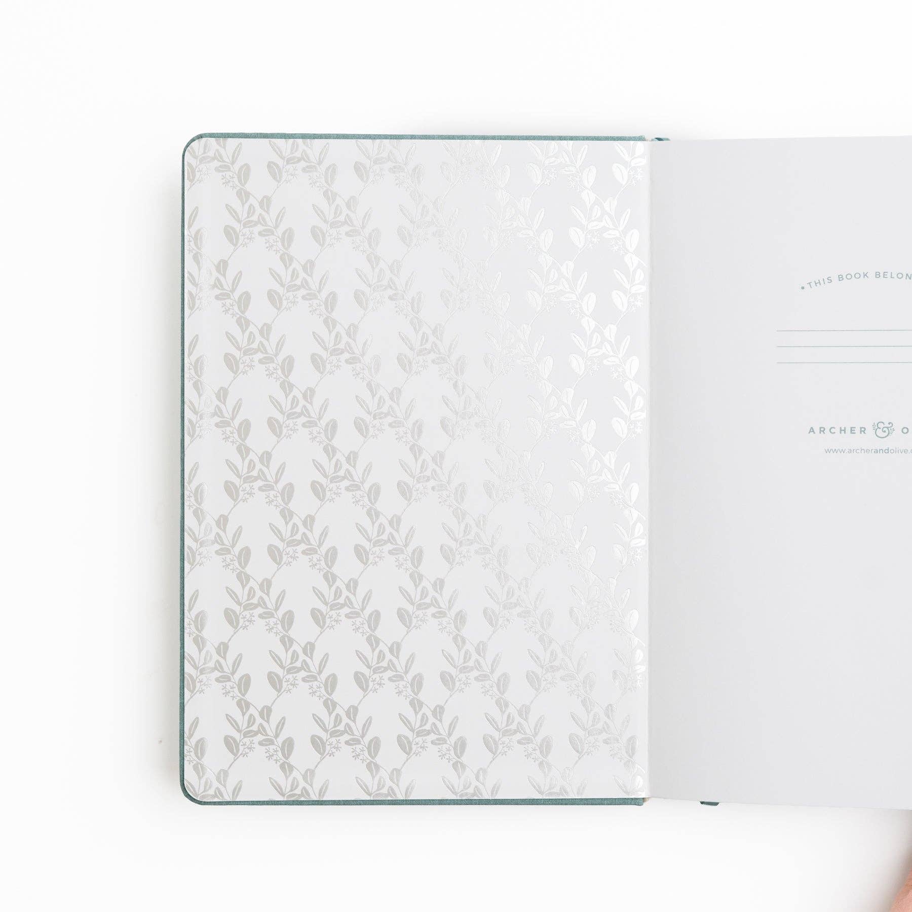 Archer and Olive - Limited Edition Notebook: Eucalyptus: A5