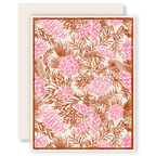 Heartell Press - Pines and Boughs (Pink) Letterpress Card-Boxed Set of Six