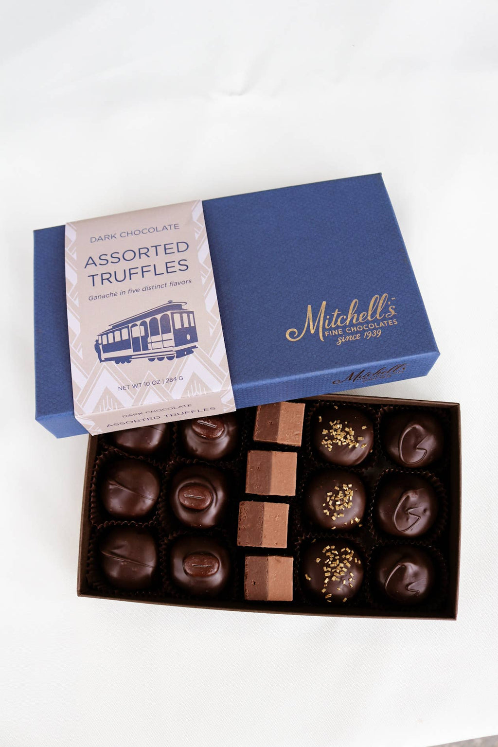 Mitchell's Fine Chocolates - Dark Chocolate Assorted Truffles: 5 Piece Assortment