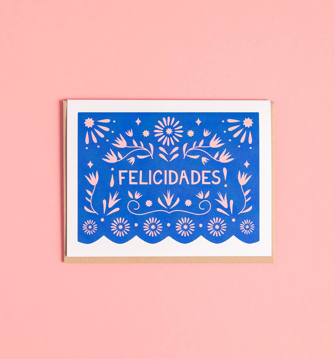 Graphic Anthology Greeting Cards - Papel Picado Felicidades card | Spanish Congratulations