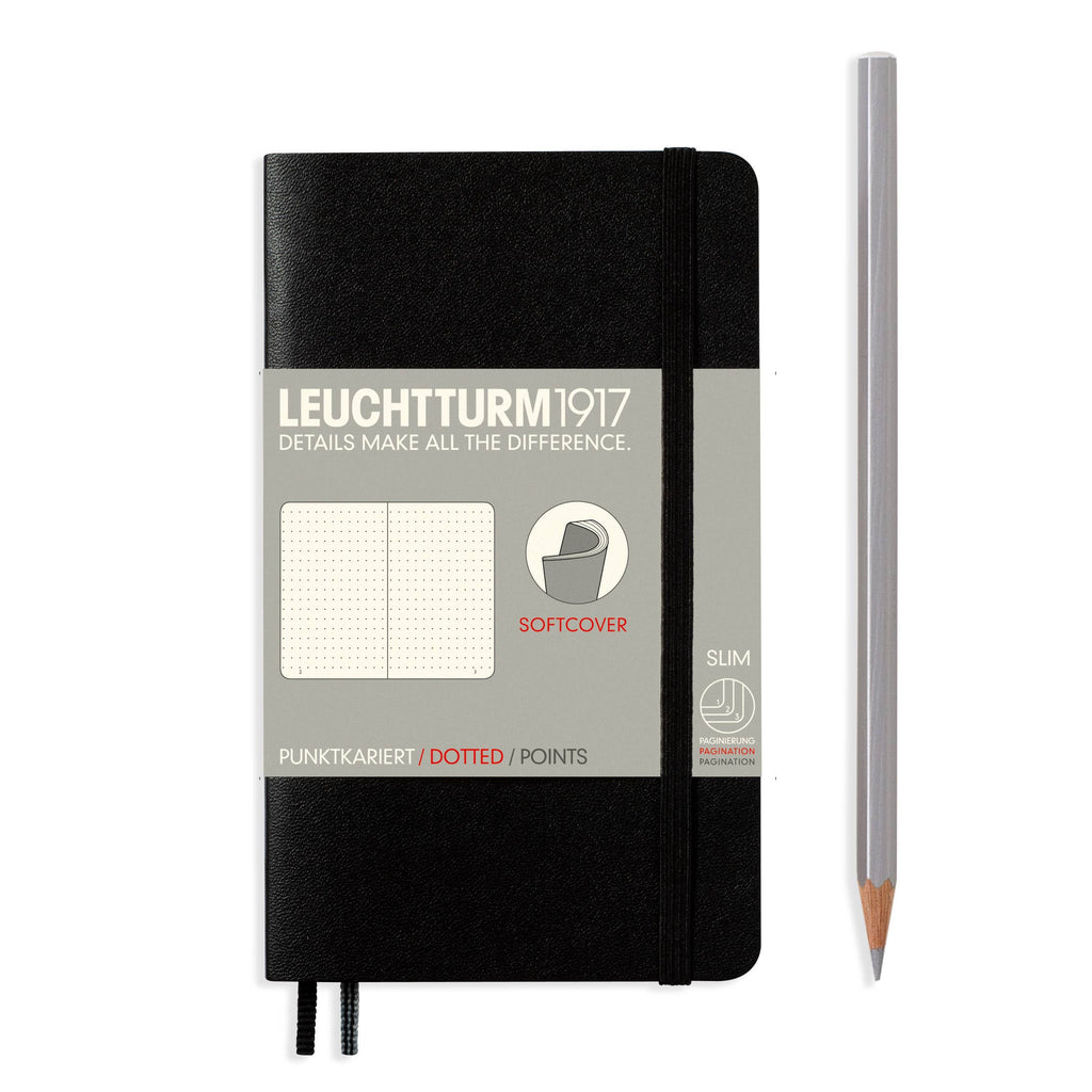 LEUCHTTURM1917 - Notebooks - Pocket (A6): Stone Blue / Hardcover / Ruled