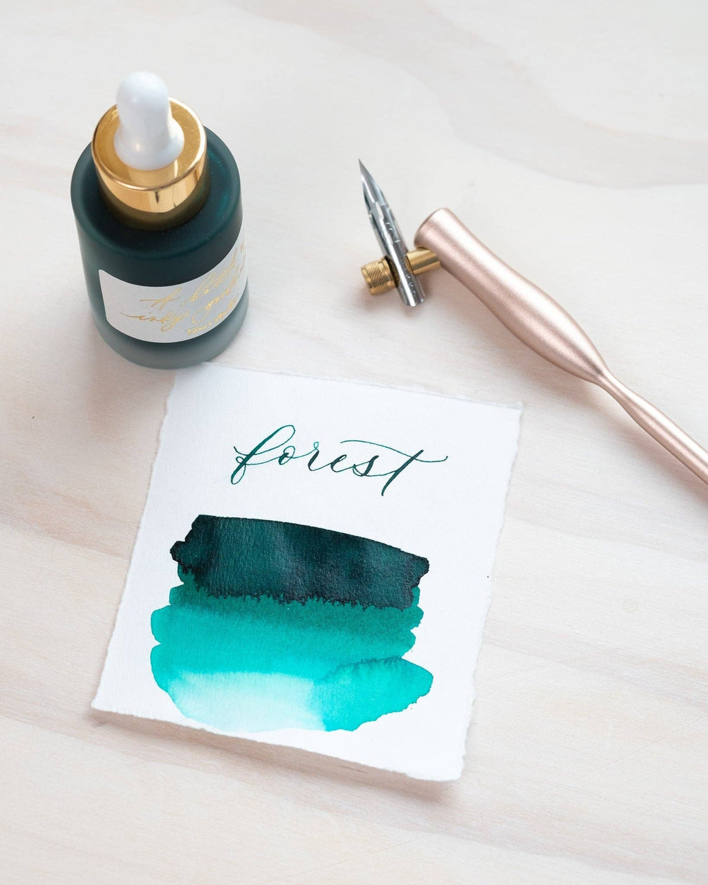 Tom's Studio - Forest Green - Calligraphy Ink